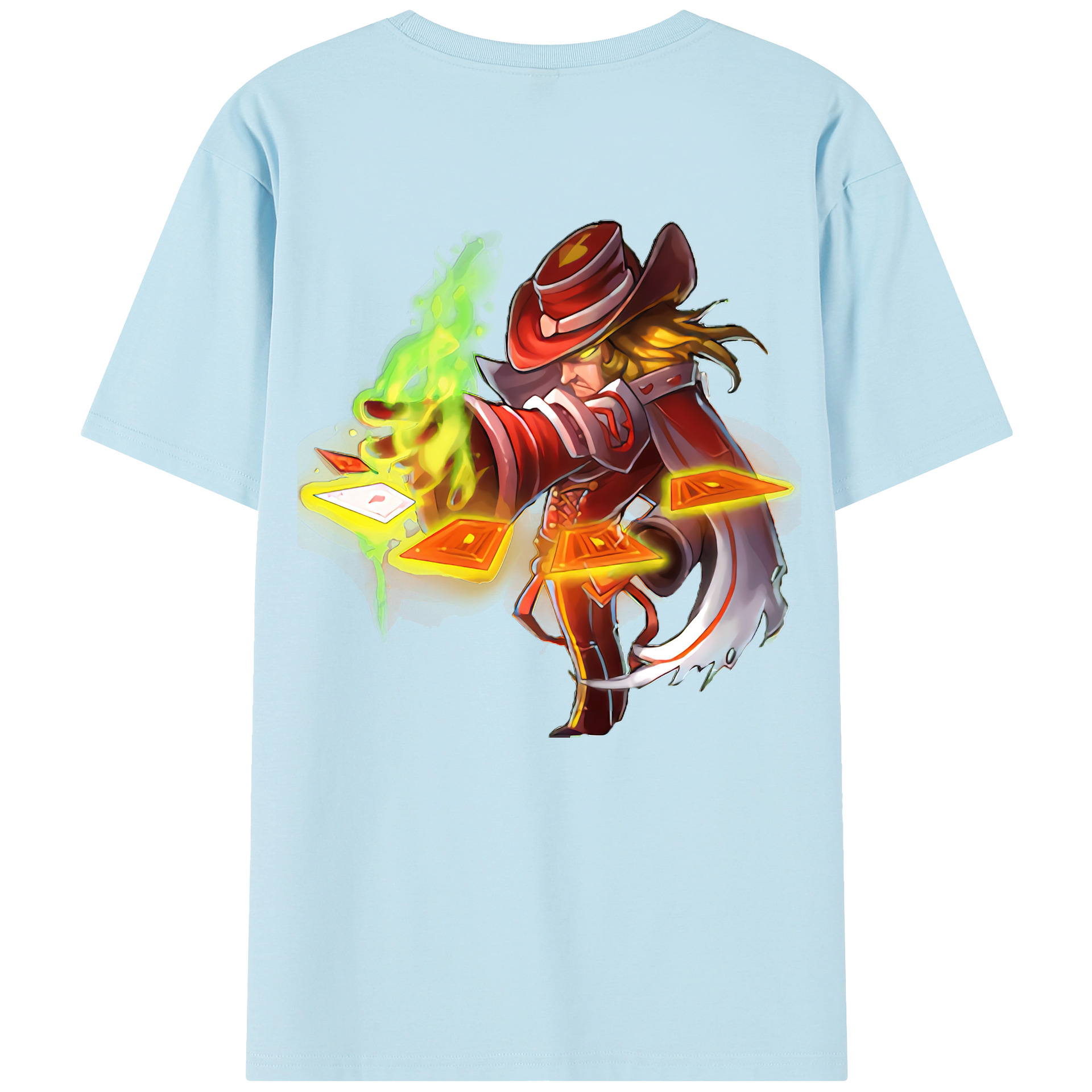 リーグ・オブ・レジェンド League of Legends LOL 綿100％半袖Tシャツ（背面プリント）